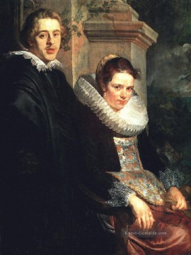  junges - Porträt eines jungen Ehepaares Flämisch Barock Jacob Jordaens